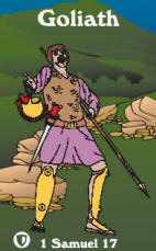 Goliath Bible Card Front