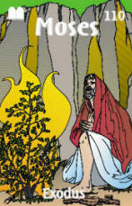 Moses & Burning Bush Trading Card Front