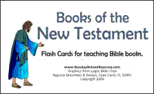 Flash cards for Sunday school