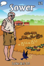 Sower Parable Trading Card