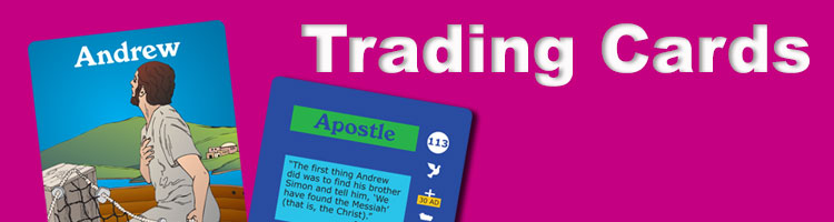 bible trading cards